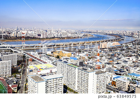 東京の都市風景 63849575