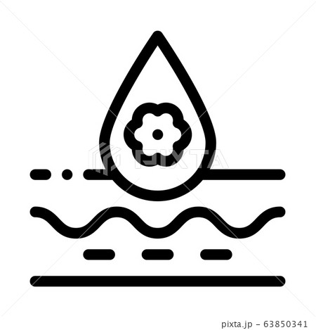 concentrated herbal skin care icon vector outline illustration 63850341