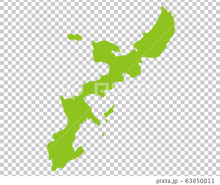 Okinawa Map - Stock Illustration [63850811] - Pixta