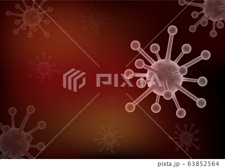 Coronavirus disease COVID-19 infection background with copy space, virus destroy the lung inside body of Human, vector illustration Coronavirus disease COVID-19 infection background with copy space, virus destroy the lung inside body of Human, vector illustration 63852564