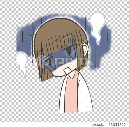 具合が悪い だるい 女性 イラスト 具合が悪い だるい 女性 イラスト 63853822