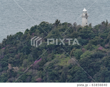春の相生湾葛島　葛島灯台 63856640