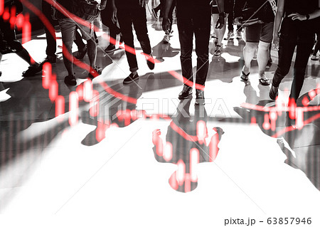 Economy crisis effect people lives concept 63857946