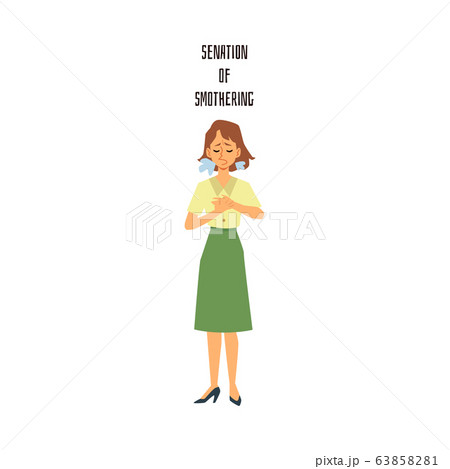 Symptom of panic attack is senation of smoothering. Symptom of panic attack is senation of smoothering. 63858281