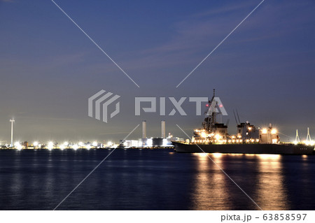 護衛艦 ライトアップ 護衛艦 ライトアップ 63858597