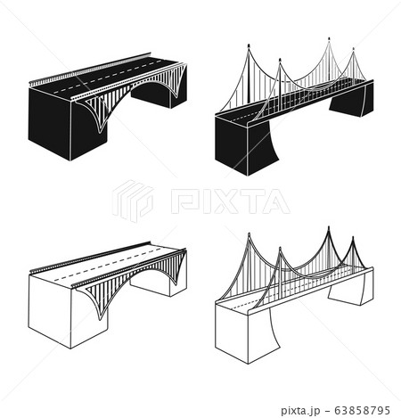 Isolated object of connection and design icon. Set of connection and side vector icon for stock. Isolated object of connection and design icon. Set of connection and side vector icon for stock. 63858795