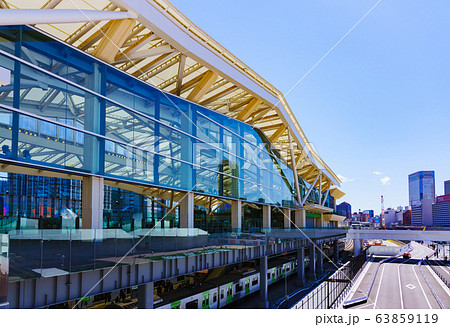 高輪ゲートウェイ駅　高輪ゲートウェイ　高輪　東京　日本　風景　新駅　山手線　京浜東北線　都市風景 63859119