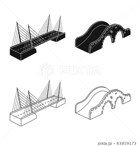 Vector illustration of connection and design symbol. Collection of connection and side vector icon for stock. Vector illustration of connection and design symbol. Collection of connection and side vector icon for stock. 63859173