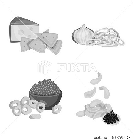 Isolated object of taste and cooking logo. Collection of taste and seasonin vector icon for stock. Isolated object of taste and cooking logo. Collection of taste and seasonin vector icon for stock. 63859233