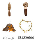 Vector design of ancient and age symbol. Collection of ancient and archeology stock symbol for web. 63859600