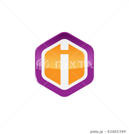 Hexagon letter i logo design Hexagon letter i logo design 63865394