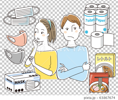 買いだめ・買い占め 63867674