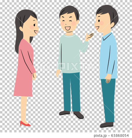 友達の紹介のイラスト素材