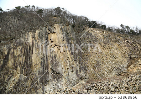 白石　小原の材木岩 63868866