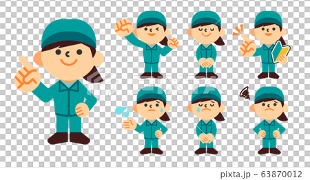 People work clothes work clothes whole body women set People work clothes work clothes whole body women set 63870012