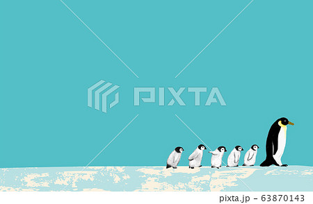 ペンギンマーチ A penguin family march 63870143