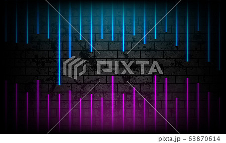 Blue purple neon lines technology grunge Blue purple neon lines technology grunge 63870614