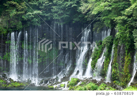 静岡　富士宮　白糸の滝 63870819