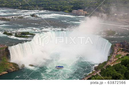 Horseshoe Falls, Niagara, aerial view 63872566