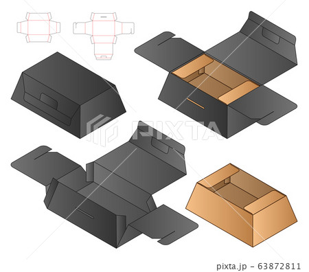Box packaging dBox packaging die cut template design. 3d mock-upie cut template design. 3d mock-up Box packaging dBox packaging die cut template design. 3d mock-upie cut template design. 3d mock-up 63872811