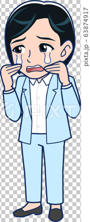 泣いているビジネスウーマン 63874917