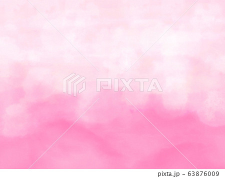 ピンク水彩画背景のイラスト素材