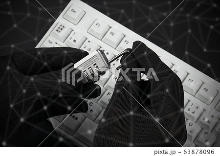 パソコン　鍵　イメージ 63878096