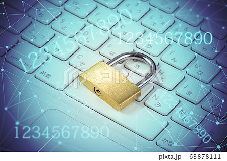 パソコン　鍵　イメージ 63878111