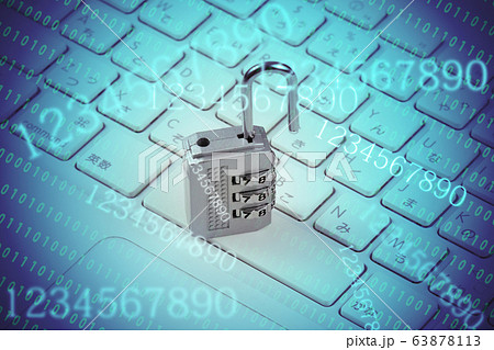 パソコン　鍵　イメージ 63878113