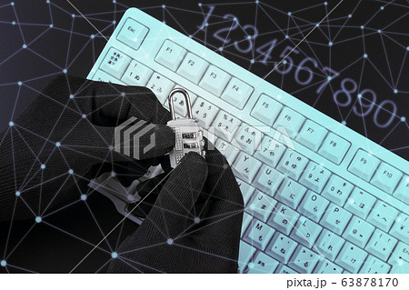 パソコン 鍵 イメージ パソコン 鍵 イメージ 63878170