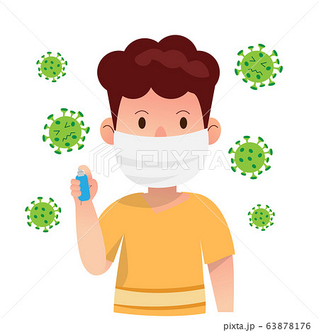 COVID-19, Alcohol spray Coronavirus protection. COVID-19, Alcohol spray Coronavirus protection. 63878176