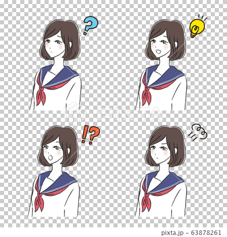 女學生情緒變化 女學生情緒變化 63878261