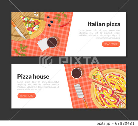 Pizza Delivery Landing Page Templates Set, Fresh Tasty Food Express Delivery Service Vector Illustration Pizza Delivery Landing Page Templates Set, Fresh Tasty Food Express Delivery Service Vector Illustration 63880431