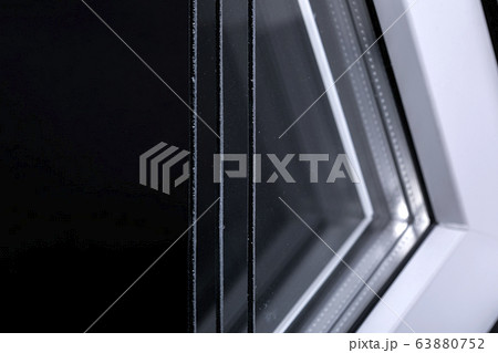 Double-glazed windows, new plastic window, double glass, object 63880752