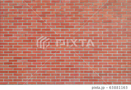 Brick wall texture background in red tone 63881163