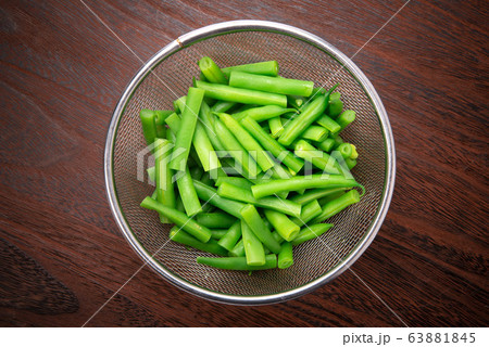 茹でたインゲン豆 茹でたインゲン豆 63881845