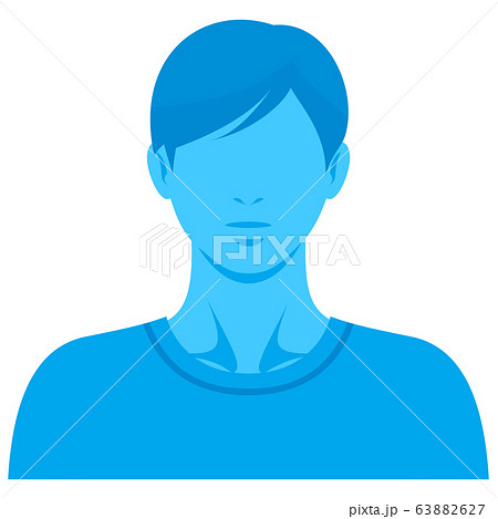 表情なし 人物 カットイラスト素材/ 男性 63882627