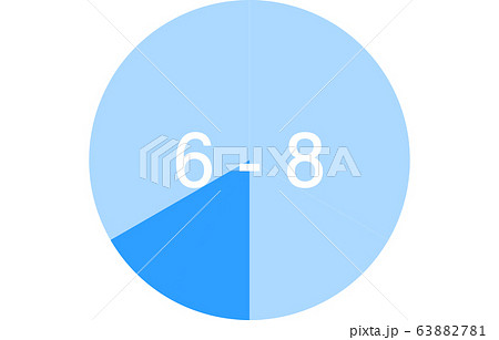 時間帯の色分けアイコン、二時間ずつ 時間帯の色分けアイコン、二時間ずつ 63882781