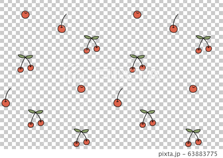可愛的櫻桃圖案/無縫/矢量 63883775