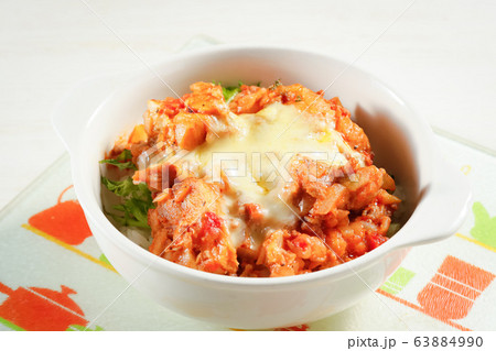 鶏肉とトマトソースのドリア 63884990