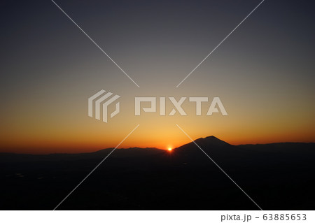 天峰山から見える夕焼け 63885653