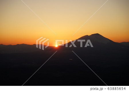 天峰山から見える夕焼け 63885654