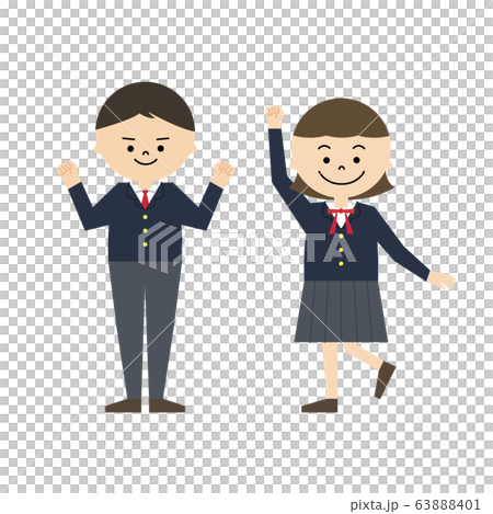 學生,性格開朗,性別,全身 學生,性格開朗,性別,全身 63888401