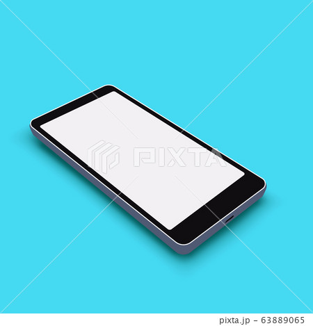 smartphone on blue 63889065