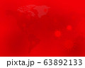 Covid-19 concept with world map watermark red 63892133
