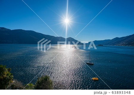Scenery of the Lake Maggiore 63893348