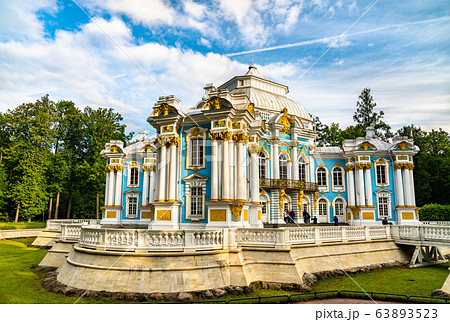 Hermitage Pavilion in Tsarskoye Selo, St. Petersburg in Russia 63893523