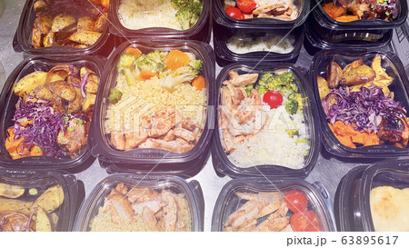 Different types of prepared dishes Different types of prepared dishes 63895617