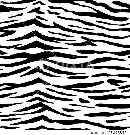 Animal seamless pattern. Tiger texture. Striped Mammals Fur. Print skin. Predator Camouflage Animal seamless pattern. Tiger texture. Striped Mammals Fur. Print skin. Predator Camouflage 63898355
