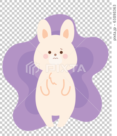 Illustration of a hazy rabbit 63898363